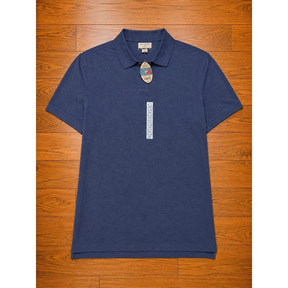 High Sierra Mens XXL Blue Polo Shirt 100% Cotton Short Sleeve Casual